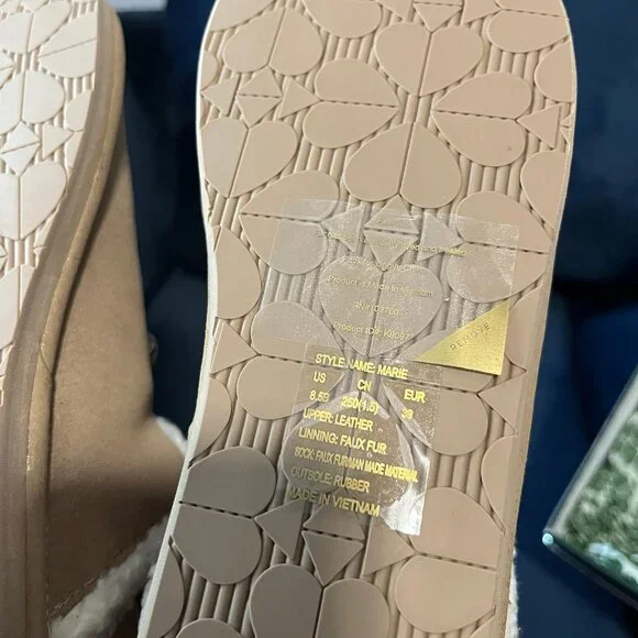 Kate Spade Size 8 Tan with Bow Detailing Winter “Marie” Boots - Picture 5 of 8